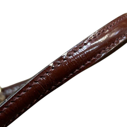 GUCCI グッチ レディース ベルト 037 1476 1110 5 ブランド ブラウン パテント レザー 中古 W４