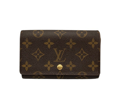 LOUIS VUITTON ルイヴィトン モノグラム ポルトモネ ビエ トレゾール M61730 中古 D4