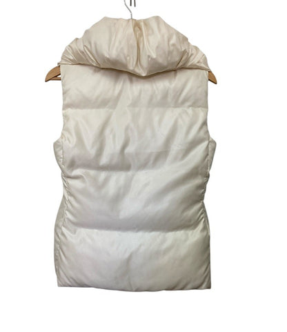 RALPH LAUREN ラルフローレン ショールカラー ダウンベスト ホワイト レディース サイズM 中古 D4