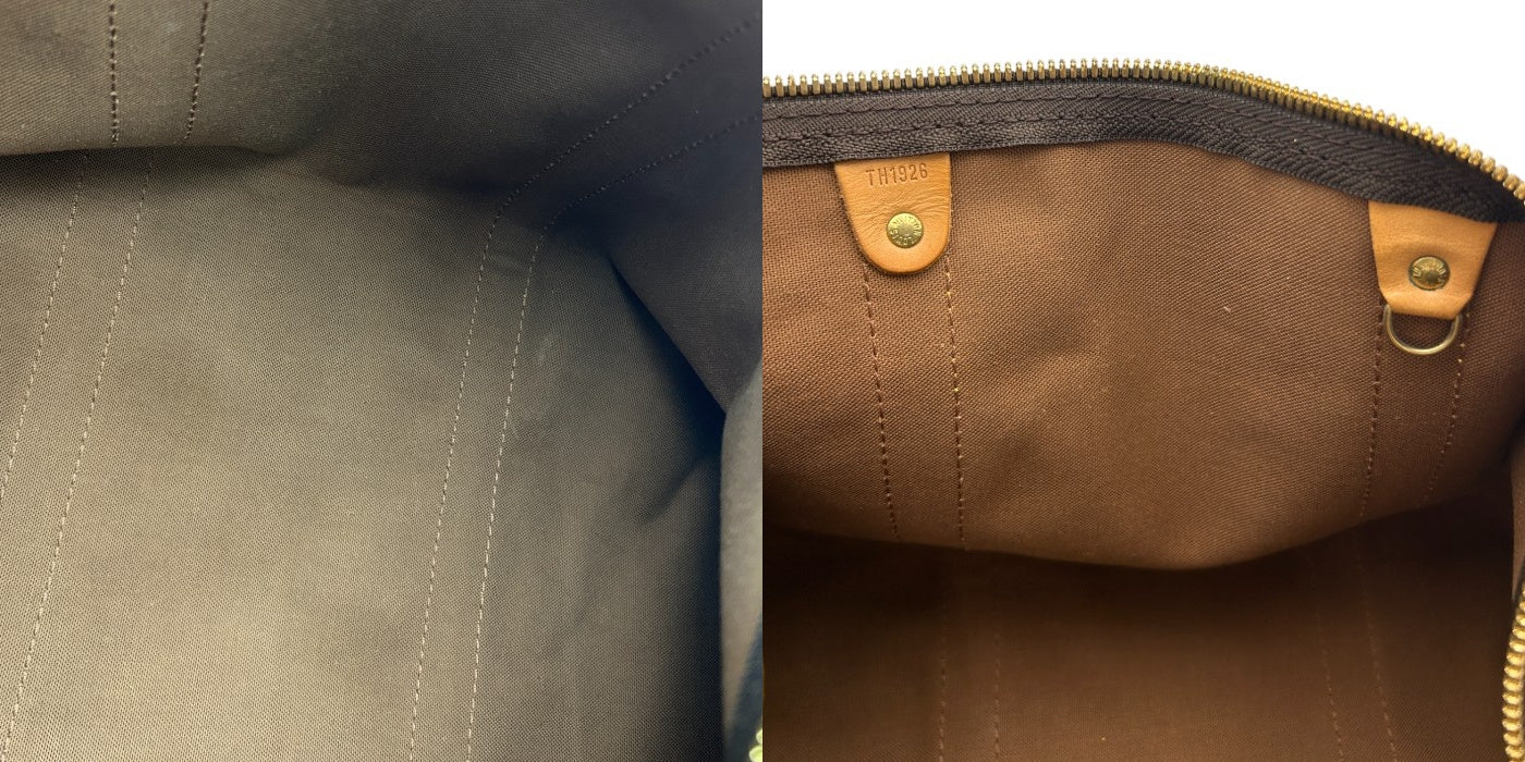 LOUIS VUITTON ルイヴィトン モノグラム キーポル バンドリエール 50 ボストンバッグ M41416 鞄 旅行 ブランド 鍵付 大きい ショルダー 中古 W４