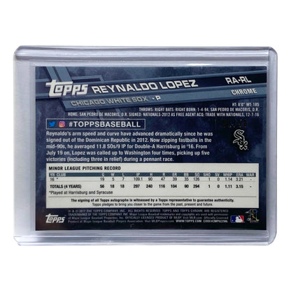TOPPS MLBカード CHROME REYNALDO LOPEZ WHITE SOX 01/50 #RA-RL 中古 IT2
