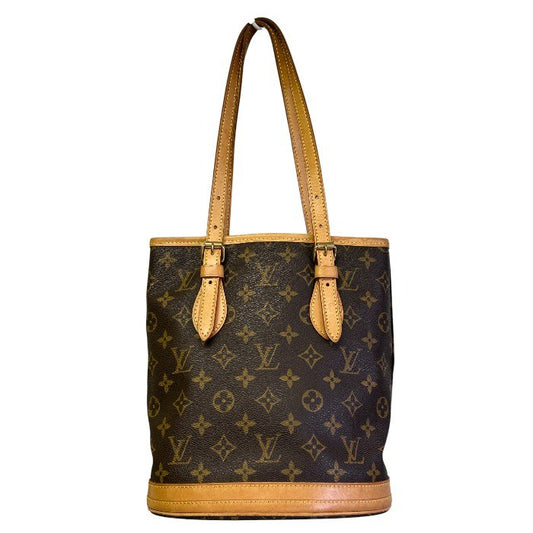 LOUIS VUITTON ルイヴィトン バケットPM モノグラム M42238 トートバッグ 鞄 ブランド レディース 中古 W1
