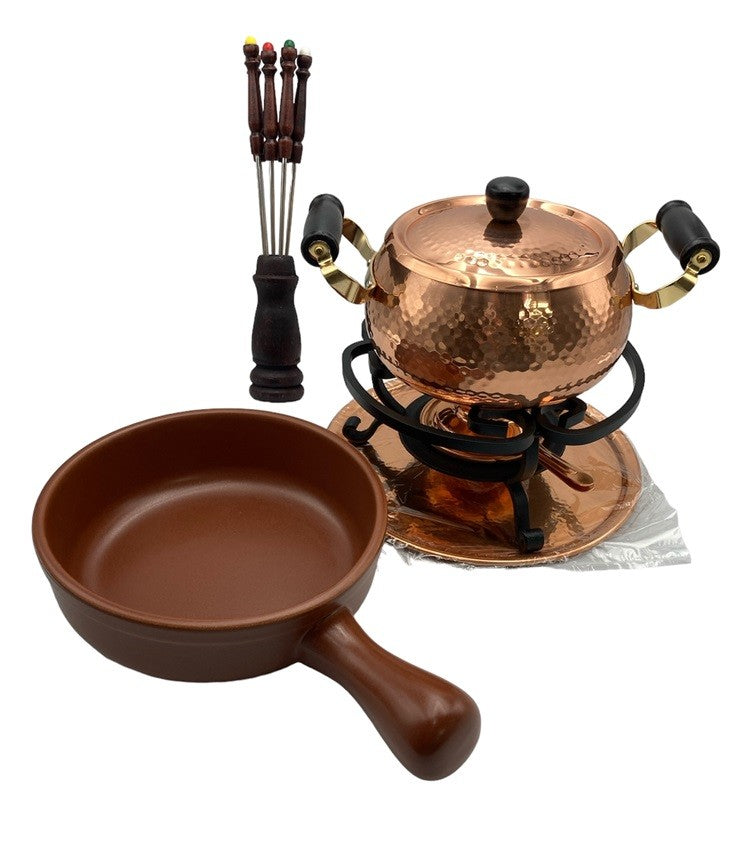 COOPER 100 HOME WARE コッパー チーズ＆オイルフォンデュセット S-726W 中古 D4