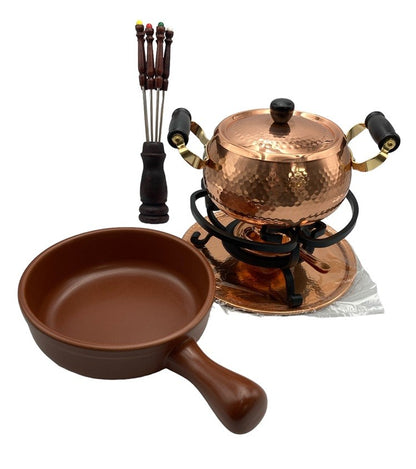 COOPER 100 HOME WARE コッパー チーズ＆オイルフォンデュセット S-726W 中古 D4