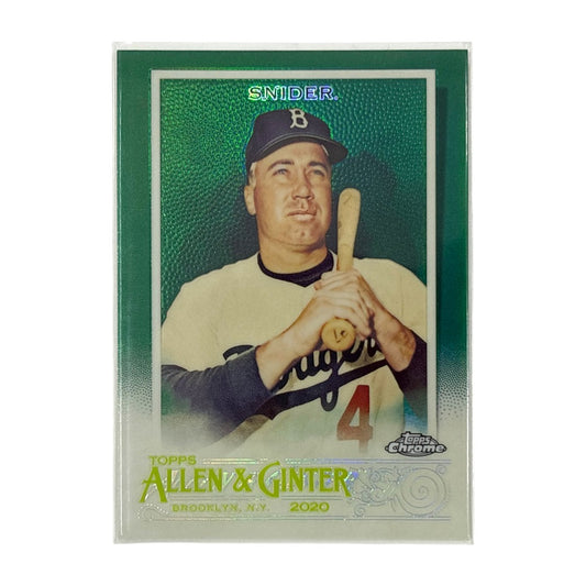 TOPPS MLBカード CHROME ALLEN & GINTER DUKE SNIDER BROOKLYN DODGERS 91/99 #59 中古 IT1