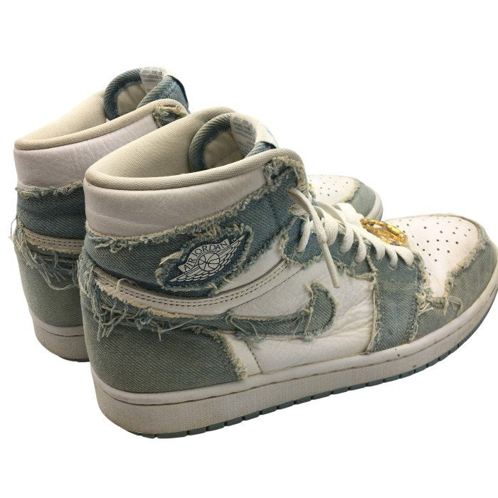 NIKE ナイキ WMNS AIR JORDAN 1 HIGH OG DENIM 26cm DM9036-104 中古 Y4