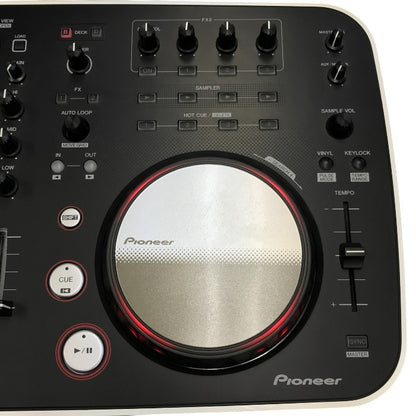 Pioneer DJコントローラー ホワイト/ブラック LED エフェクト ホームDJ ミックス DDJ-ERGO-V 中古 T1
