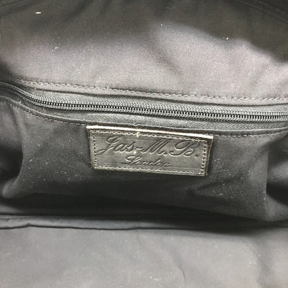 Jas-M.B. ジェスエムビー ボストンバッグ メンズ レザー ブラック 中古 N1