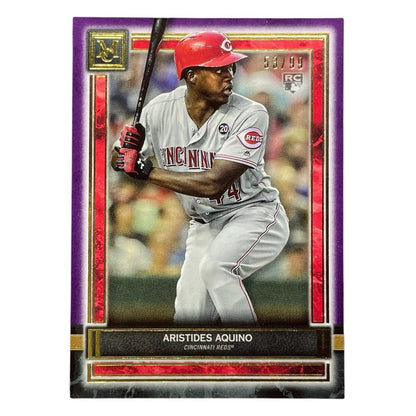TOPPS MLBカード MUSEUM COLLECTION ARISTIDES AQUINO CINCINNATI REDS /99 #28 中古 IT2