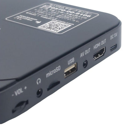 Qriom キュリオム コンパクト DVDプレーヤー KDVP-MN151HD(B) 中古 H4