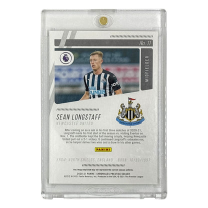 PANINI サッカーカード CHRONICLES PRESTIGE SEAN LONGSTAFF NEWCASTLE UNITED /10 #11 中古 IT1