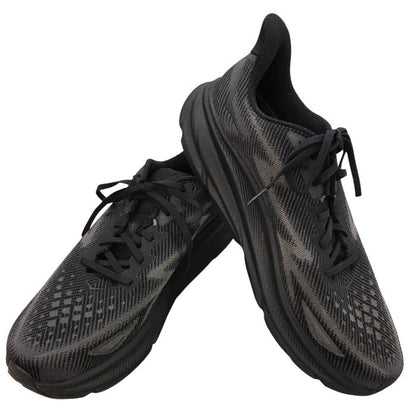 HOKA ONE ONE ホカオネオネ ランニングシューズ クリフトン 9/1127895 ブラック 31cm 中古 Y1