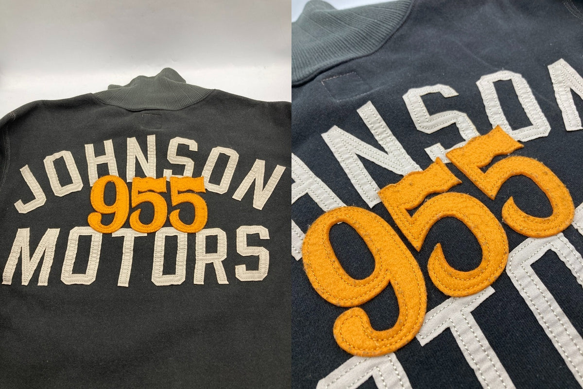 TOYS McCOY トイズマッコイ Johnson Motors ジョンソンモータース ハーフジップ スウェット サイズS メンズ 中古 D4