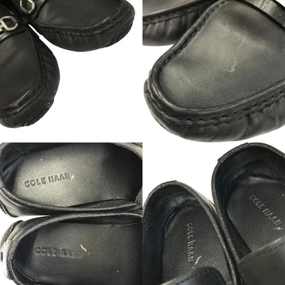 COLE HAAN コールハーン ドライビングシューズ メンズ レザー ビットローファー ブラック 7.5サイズ C11397 中古 T1