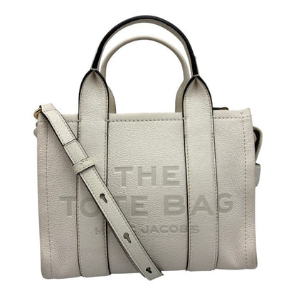MARC JACOBS THE TOTE ミニ 2WAY バッグ ホワイト マークジェイコブス トートバッグ ショルダー ブランド レディース 中古 W４