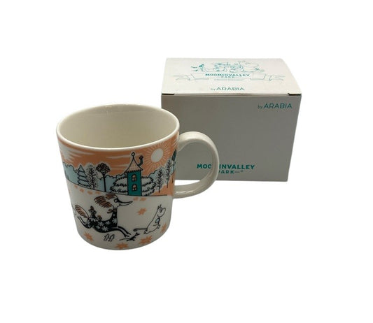 ARABIA アラビア ムーミンマグ ムーミンバレーパーク限定 300ml 中古 D4