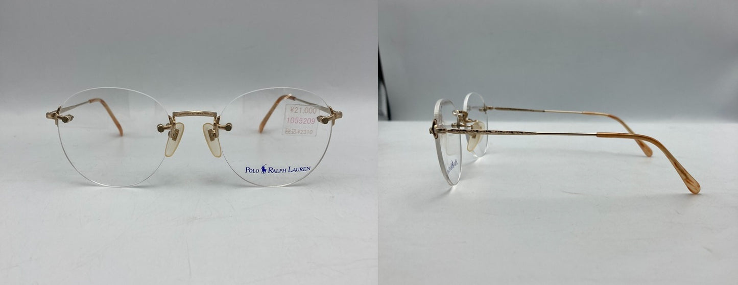 POLO RALPHLAUREN ポロラルフローレン リムレス メガネフレーム レディース メンズ 中古 D4