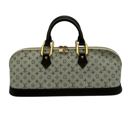 LOUIS VUITTON ルイヴィトン アルマロン ハンドバッグ モノグラムミニ カーキ/ブラウン 廃番 M92206 ブランド レディース キャンバス 中古 W４