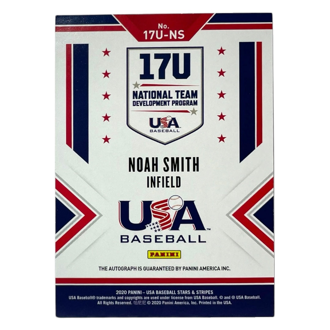 PANINI MLBカード USA BASEBALL STARS & STRIPES NOAH SMITH /179 #17U-NS 中古 IT2