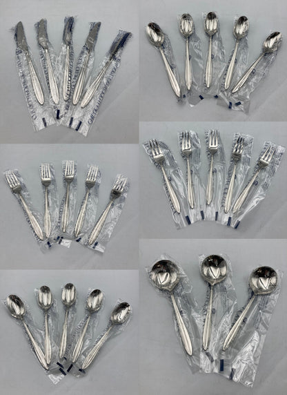 LUCKYWOOD ラッキーウッド 18-8 グラーツ ディナーセット 28P カトラリー 中古 D4