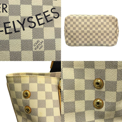 LOUIS VUITTON ルイヴィトン ダミエアズール プランソレイユ カバ PM トートバッグ レディース ショルダーバッグ 通勤/通学 アイボリー N41179 中古 T1