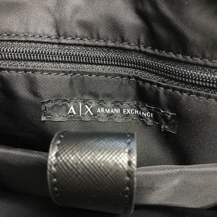ARMANI EXCHANGE アルマーニ エクスチェンジ リュックサック ユニセックス ナイロン バックパック ブラック 942932 中古 T1