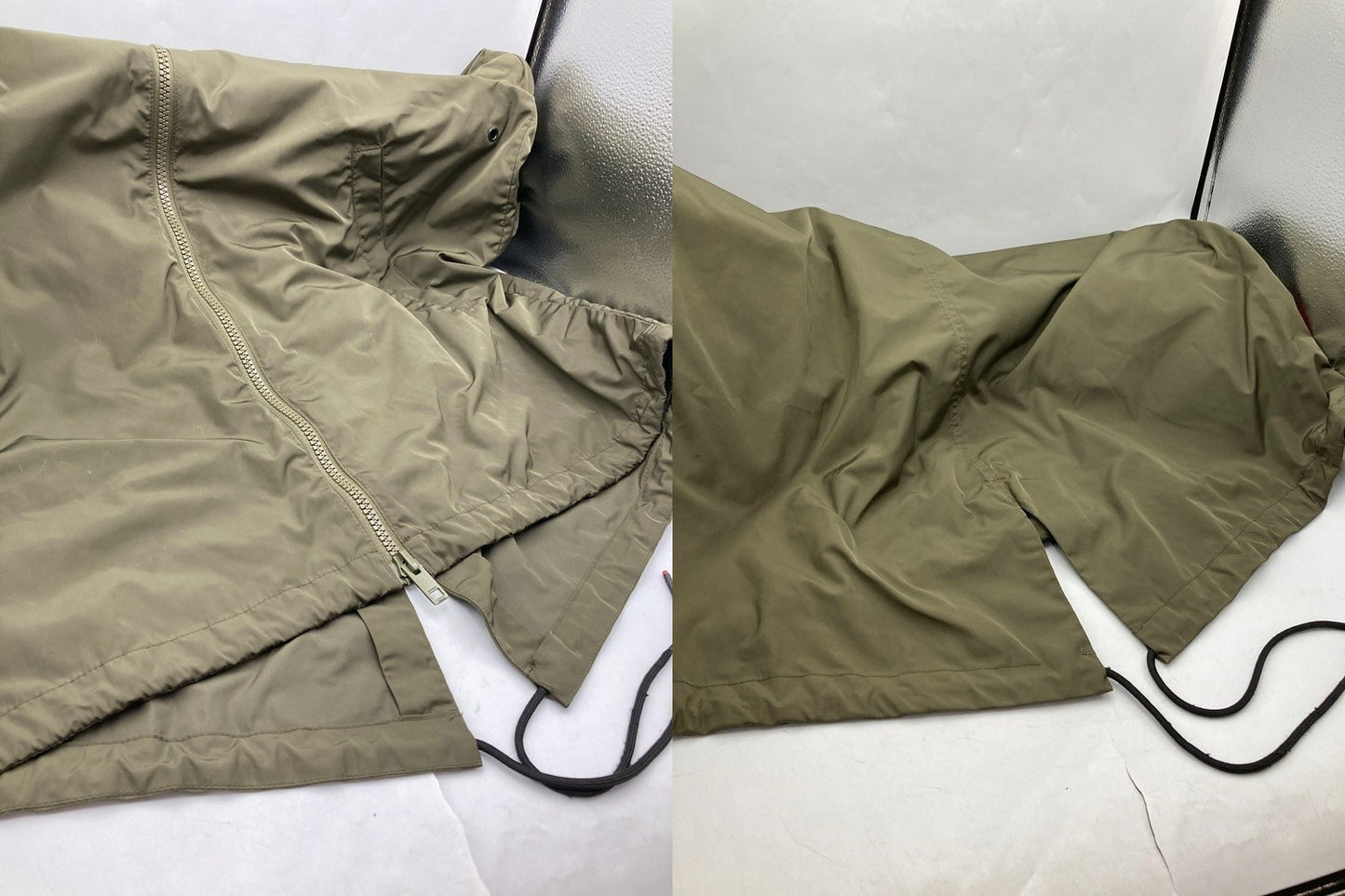 DIESEL ディーゼル 袖ライン ミリタリーブルゾン ナイロンジャケット サイズL メンズ 中古 D4