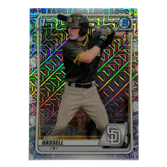 TOPPS MLBカード BOWMAN CHROME 1ST ROBERT HASSELL SAN DIEGO PADRES #BD-39 中古 IT2
