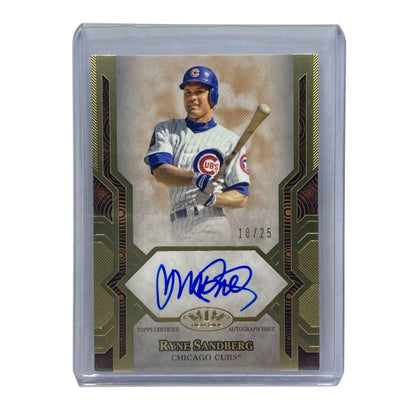 TOPPS MLBカード TIER ONE  RYNE SANDBERG CUBS 18/25 #NLA-RS 中古 IT2