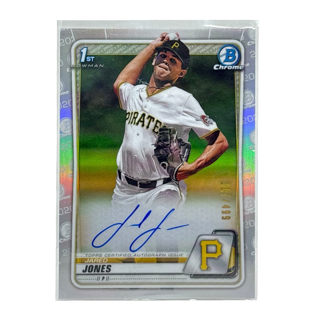 TOPPS MLBカード BOWMAN CHROME 1ST JARED JONES PITTSBURGH PIRATES /499 #CDA-JJ 中古 IT1
