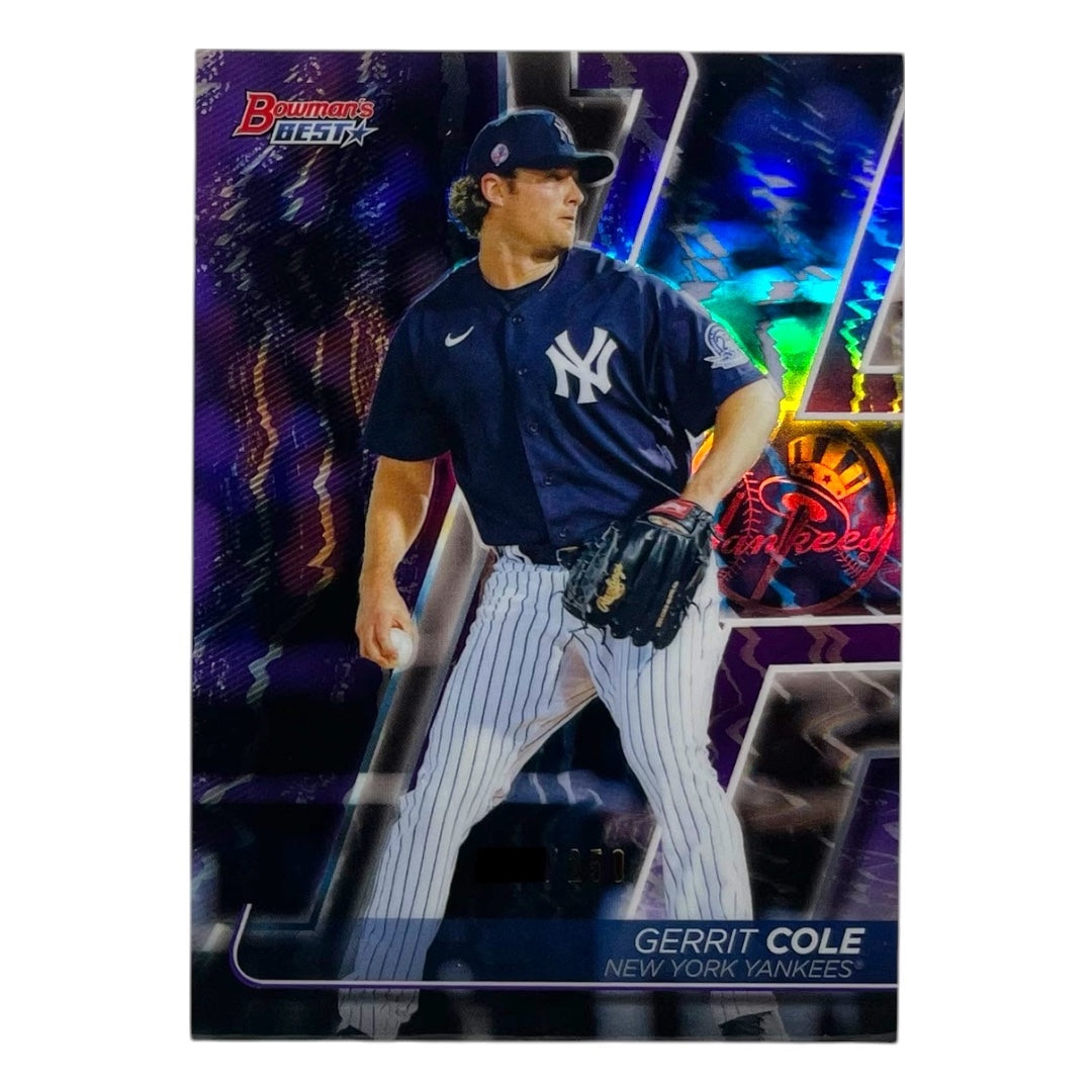 TOPPS MLBカード BOWMAN'S BEST GERRIT COLE NEW YORK YANKEES /250 #25 中古 IT2