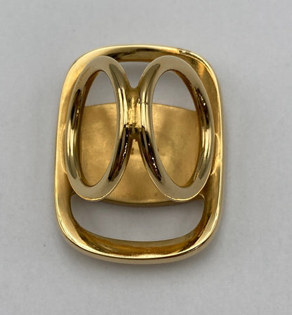 Salvatore Ferragamo フェラガモ スカーフリング 中古 D4