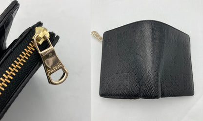 russet ラシット モノグラムプレス ハーフウォレット 2つ折り コンパクト財布 中古 D4