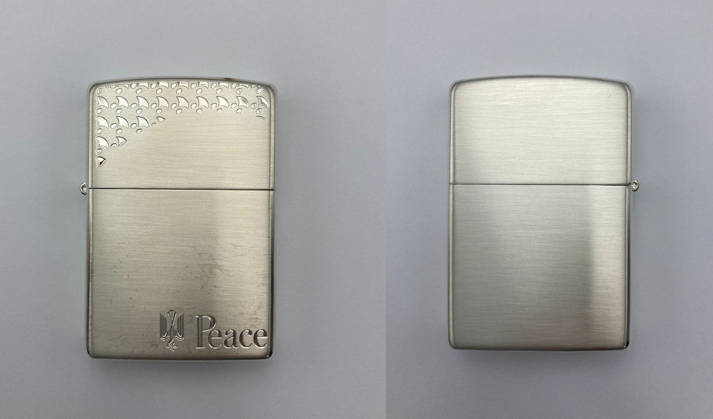 ZIPPO 2013 JT懸賞当選品 Peace ジッポーライター 中古 D4