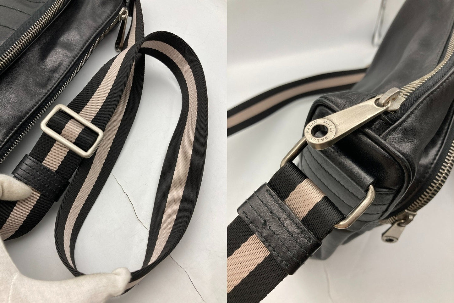 BALLY バリー レザー ショルダーバッグ 中古 D4