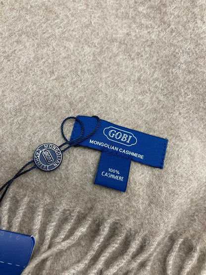 GOBI MONGOLIAN CASHMERE マフラー カシミヤ100％ 中古 D4