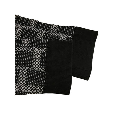 EMPORIO ARMAN エンポリオアルマーニ ニットトップス ブラック/ホワイト格子 中古 M1