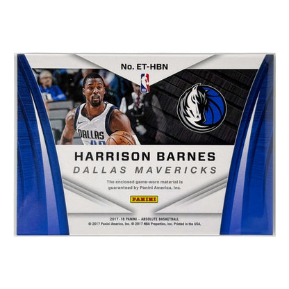 PANINI NBAカード ABSOLUTE HARRISON BARNES DALLAS MAVERICKS /199 #ET-HBN 中古 IT1