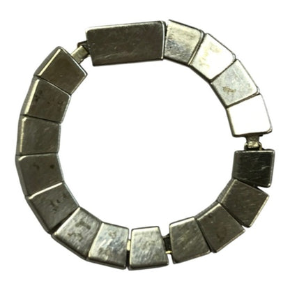 GUCCI グッチ キューブチェーン リング メンズ シルバー925 Silver ブロック 15号 中古 T1