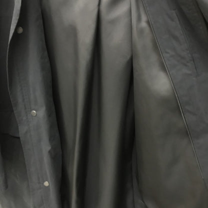 BURBERRY バーバリー コート メンズ ダウンライナー/フード付 コットン 裏地チェック柄 ブラック Mサイズ BBB85-585-09 中古 T1