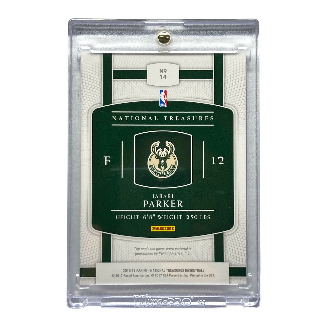 PANINI NBAカード NATIONAL TREASURES JABARI PARKER BUCKS 2/5 #14 中古 IT2