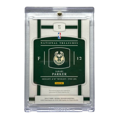 PANINI NBAカード NATIONAL TREASURES JABARI PARKER BUCKS 2/5 #14 中古 IT2