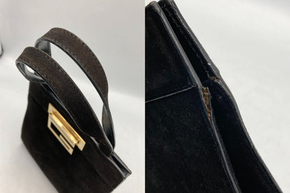 GUCCI グッチ スエード ミニハンドバッグ  007 2046 0284 中古 D4