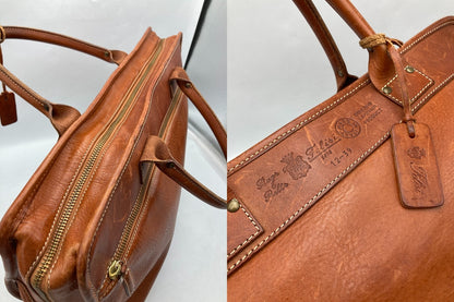 Felisi フェリージ オールレザー トートバッグ 12-39 ブラウン 中古 D4
