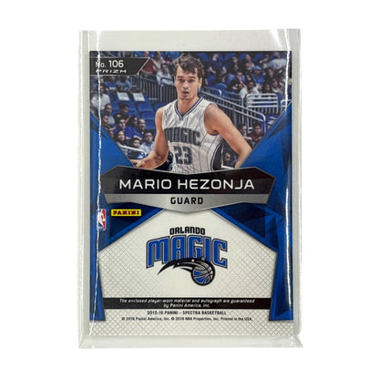 PANINI NBAカード SPECTRA PRIZM MARIO HEZONJA ORLANDO MAGIC #106 中古 IT1