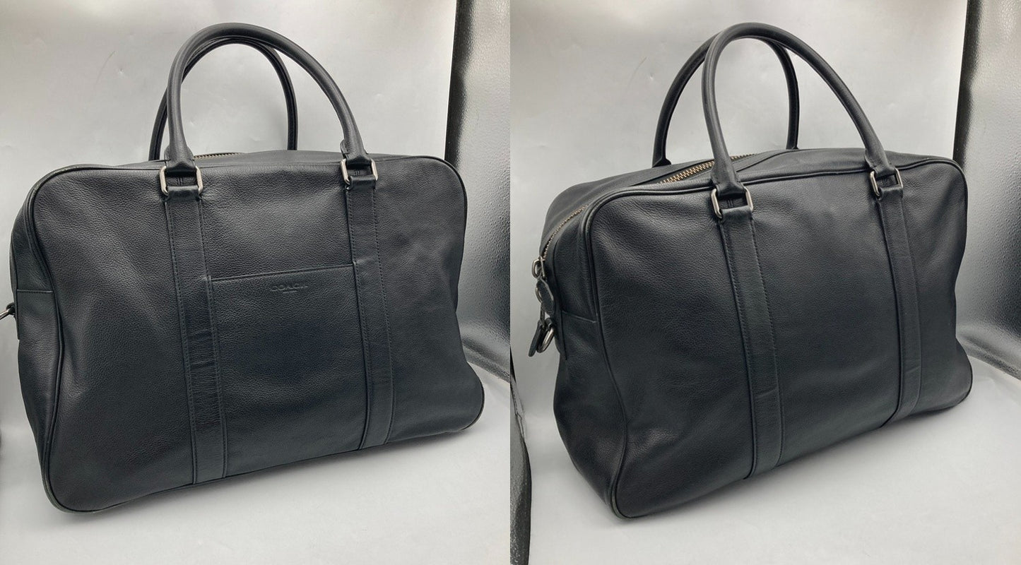 COACH コーチ レザー 2WAY ボストンバッグ F27614 中古 D4
