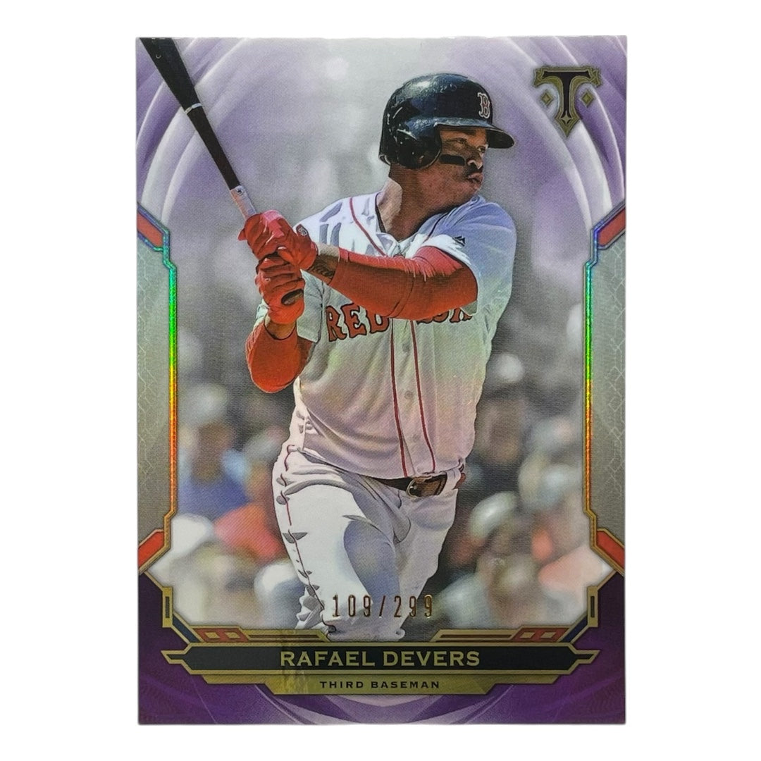 TOPPS MLBカード TRIPLE THREADS RAFAEL DEVERS BOSTON RED SOX /299 #72 中古 IT2