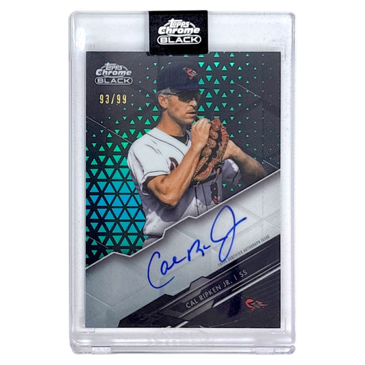 未開封品 TOPPS MLBカード CHROME BLACK CAL RIPKEN JR. BALTIMORE ORIOLES /99 #CBA-CR 中古 IT1