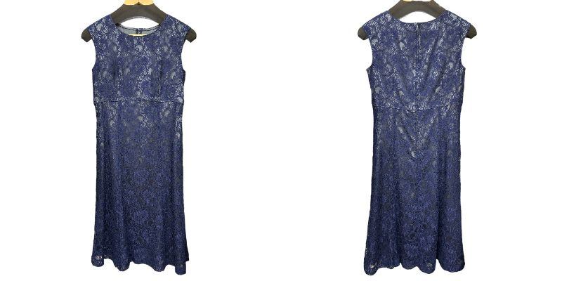 SHATLE HOUSE シャトルハウス フォーマル セットアップ 9号 ワンピース ノーカラージャケット レディース レース 中古 W４