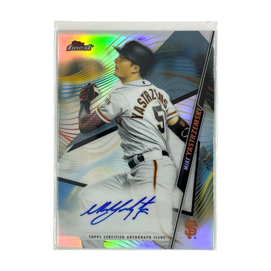 TOPPS MLBカード FINEST MIKE YASTRZEMSKI SAN FRANCISCO GIANTS #FA-MY 中古 IT1